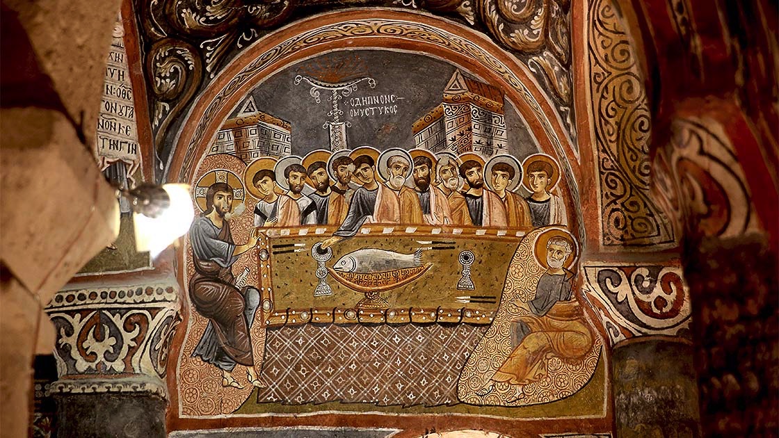 Göreme Open Air Museum, dark, apple, snake, saint george, basil, priest, monastery culture, nuns, monks, cappadocia churches, best museum in